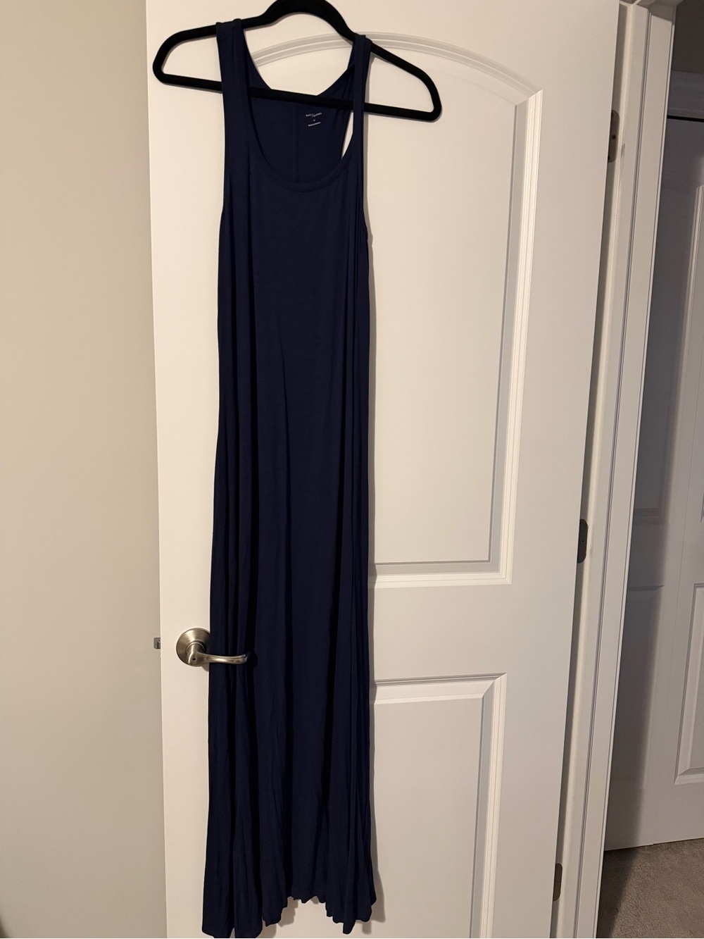 Daily Ritual Navy Racerback Maxi Dress